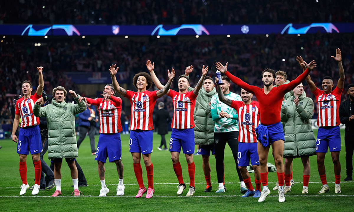 Atlético Madrid, Dortmund Reach Champions League Quarterfinals