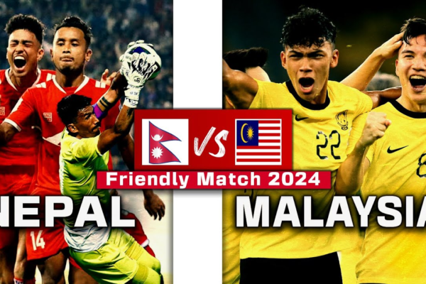 Nepal Faces Malaysia in a Friendly Football Match