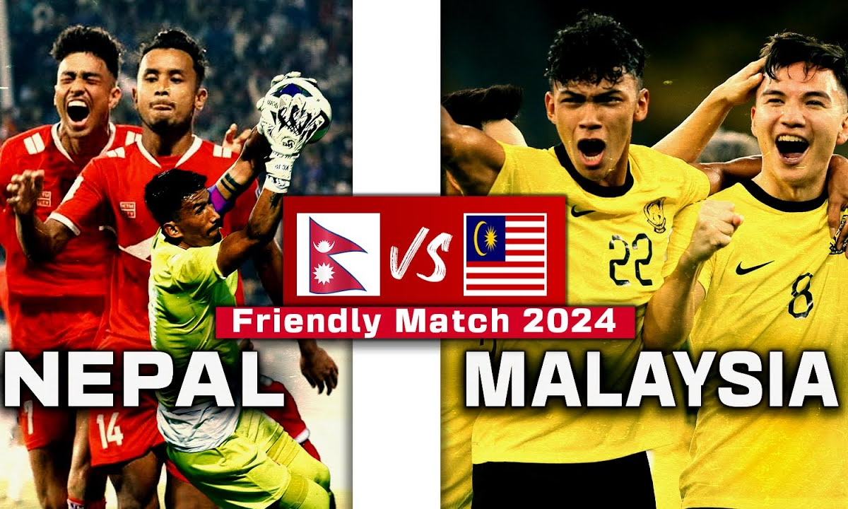 Nepal Faces Malaysia in a Friendly Football Match