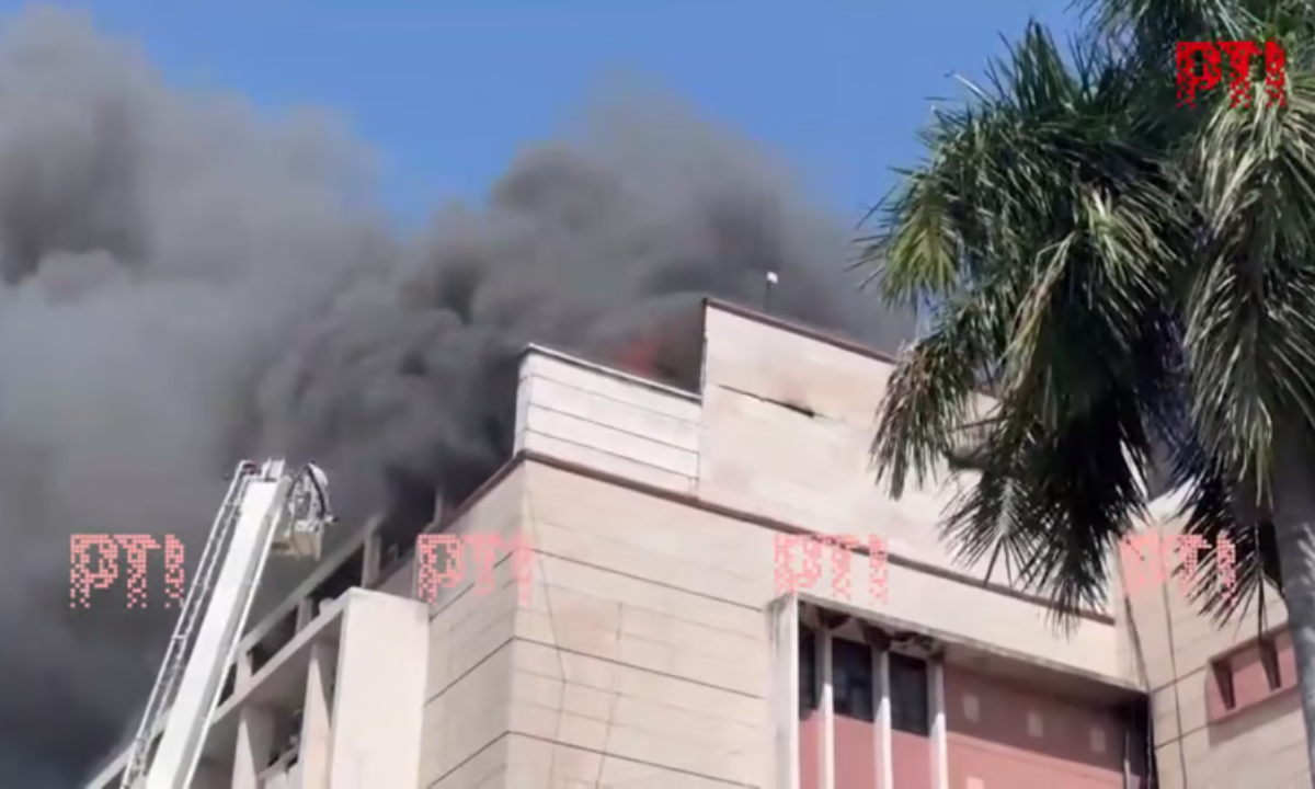 The fire broke out in Madhya Pradesh state secretariat in Bhopal