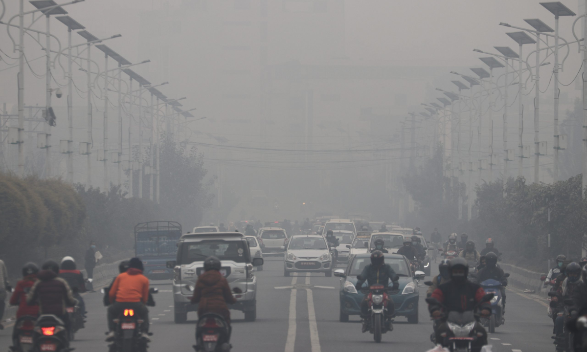 Kathmandu became the second most polluted city in The world