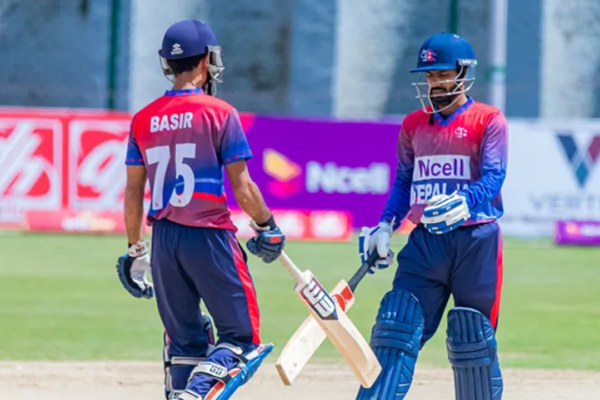 Nepal 'A' set the target of 214 to Ireland Wolves