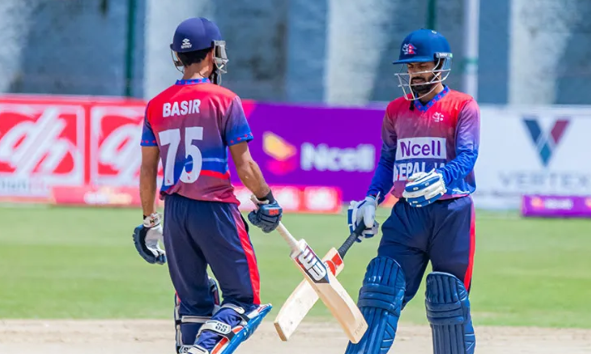 Nepal 'A' set the target of 214 to Ireland Wolves