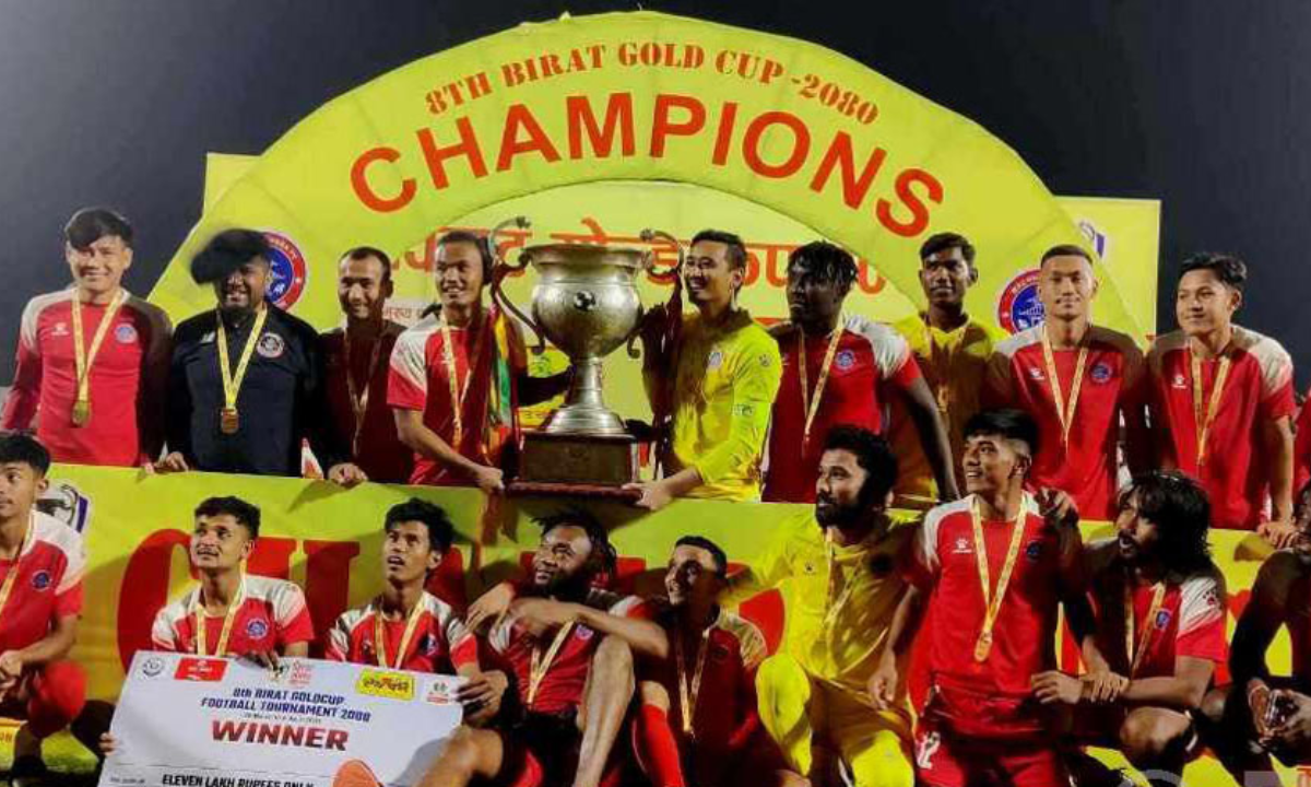 Machchhindra FC won The Title of Birat Gold Cup